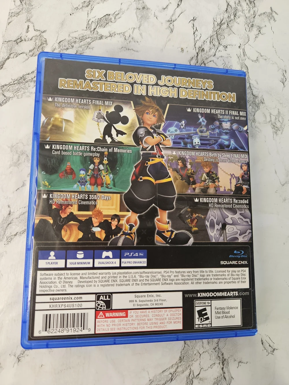 Kingdom Hearts HD 1.5 + 2.5 ReMIX - Sony PlayStation 4
